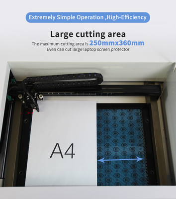 TPU Hidrojel Film için 24V 12V Akıllı Ekran Koruyucu Lazer Kesim Makinesi