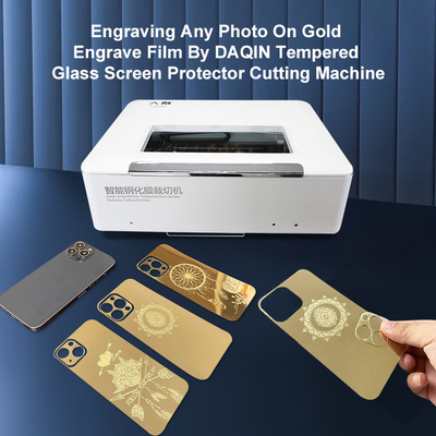 ODM CO2 Lazer PVC Film Mobil Ekran Koruyucu Kesme Makinesi Otomatik