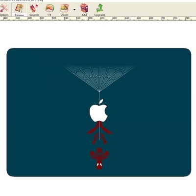 Macbook Pro için 3D Daqin Kağıt Etiket Dizüstü Cilt Yapma Makinesi Laminasyon Makinesi