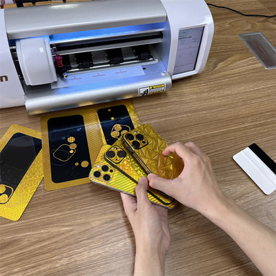 Otomatik Kontür Daqin Vinyl Die Cut Sticker Makinesi Telefon/Kamera/Tablet için Özel Ön Arka Film