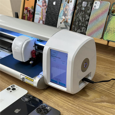 Cilt ve Ekran Koruyucu Yapma İşi İçin Dokulu Deri Telefon Cilt Kesme Makinesi