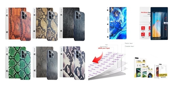 Küçük İşletmelerde Cep Telefonu Idskin Hidrojel Film Kesme Makinesi