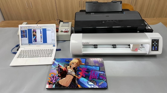 Profesyonel Vinil Cilt Yapımı İçin Daqin PVC Dizüstü Cilt Kesme Makinesi