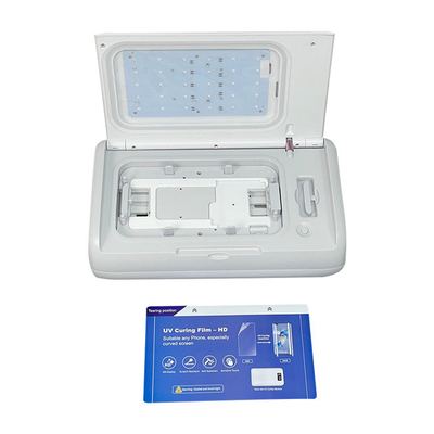Taşınabilir UV LED sertleştirme ışık kutusu uv Otomatik Telefon Film Uygulama Makinesi