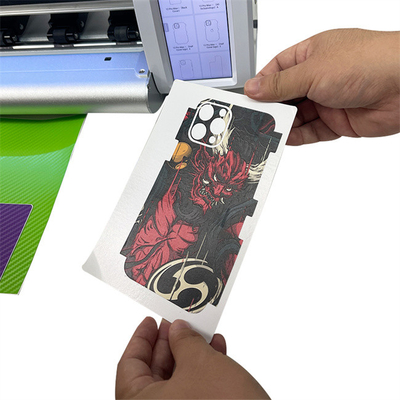 Cep telefonu UV Koruma Filmi Kesme Makinesi Anti-Spy Anti-Shock Bubble Free HD Clear TPU UV Curing Film Plotter