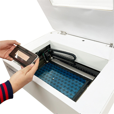 Küçük İşletme Evde Kesme Nano Cam Cnc Cutter Akrilik Ce Sertifikası Mini Taşınabilir Lazer Gravür Makinesi