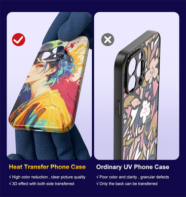 DIY Telefon Kutusu Baskı Makinesi Iphone 15 13 12 Pro Max Kutusu için Özel Sublimasyon Baskı