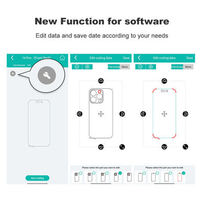 Daqin IDSKIN Akıllı Telefon Ekran Koruyucu Kesme Makinesi 20 İnç Telefon Ekranı ve Arka Cam Koruyucu Film DIY Telefon Kılıfı İçin Kullanılır