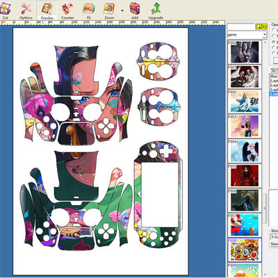 Dizüstü bilgisayar derisi yapım makinesi dizüstü bilgisayar şablonları ve kesme sınırı olmadan yaratıcı dizaynlar destekler