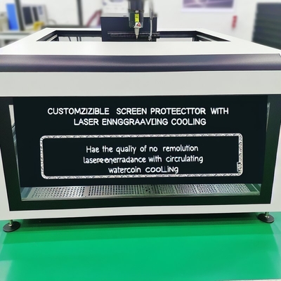 Dönüşümlü su soğutması ile özelleştirilebilir ekran koruyucu lazer gravür makinesi