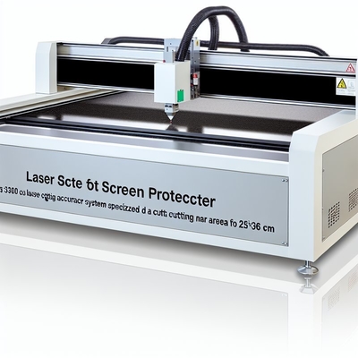 Yüksek Kesme Doğruluğu ve 25 * 36 CM Kesme Alanı Ekran Koruyucu için Lazer Kesme Sistemi