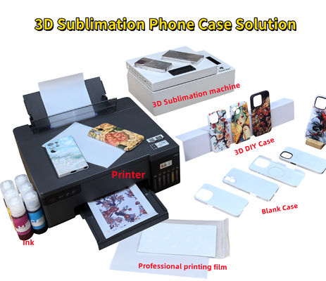 Vacuum Transfer Baskı Makinesi Sıcaklık Transferi için 3D Telefon Kutusu Baskı Makinesi Telefon Kutusu PC PBT