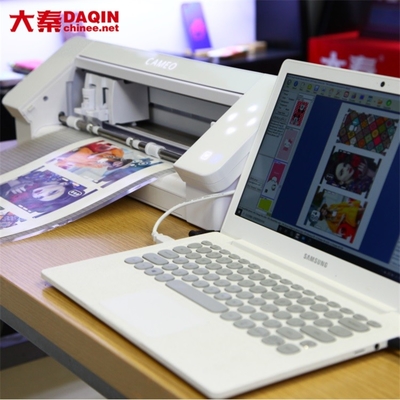 Telefon veya Dizüstü Bilgisayar İçin Özelleştirilmiş Resim Etiketleri Daqin Kesme Makinesi Yapın