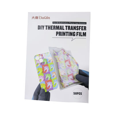 A5 3D Süblimasyon Isı Transfer Filmi 50'li Paket 3D Vakum Makinesi ile Yazdırılabilir Film